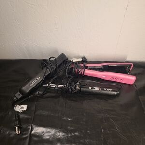 Revlon Pink and Black Hair Straightener Set